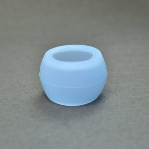 Blue silicone ring cover from Ring Wrapper