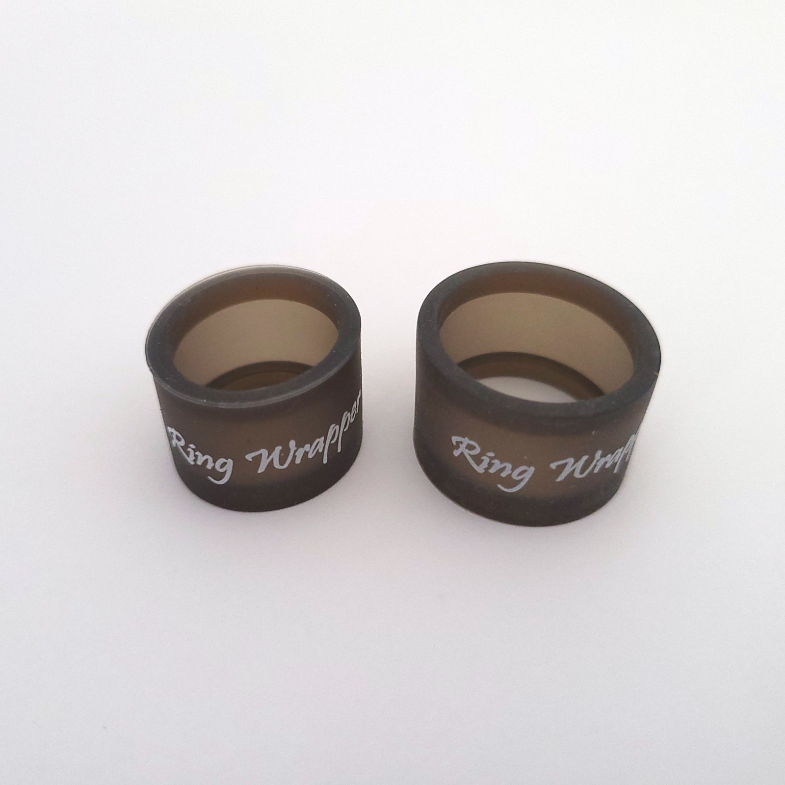 Ring Wrapper Original silicone ring covers small and large side by side